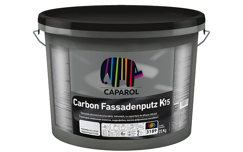 TENCUIALA DECORATIVA CAPAROL CARBON FASSADENPUTZ K15 25KG